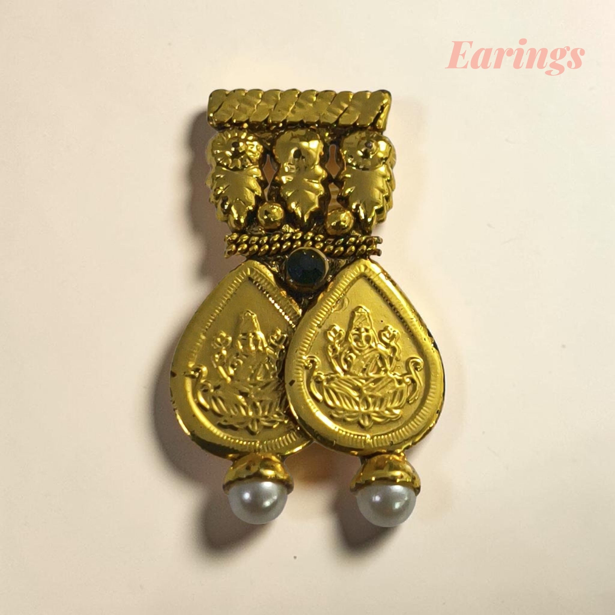 Earrings Goddess Laxmi Design